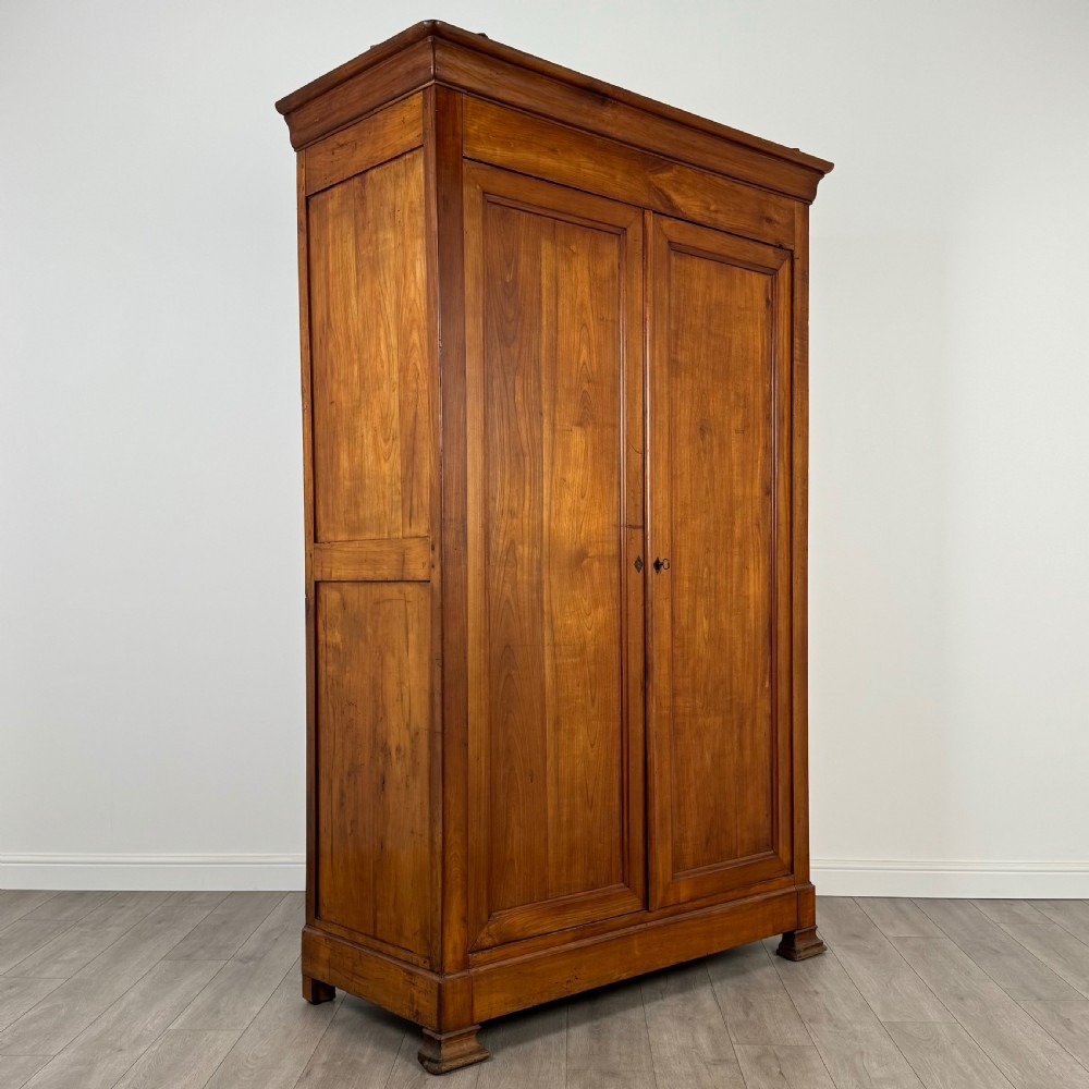 Antique 19th Century Fruitwood Wardrobe Of Good Quality View IX