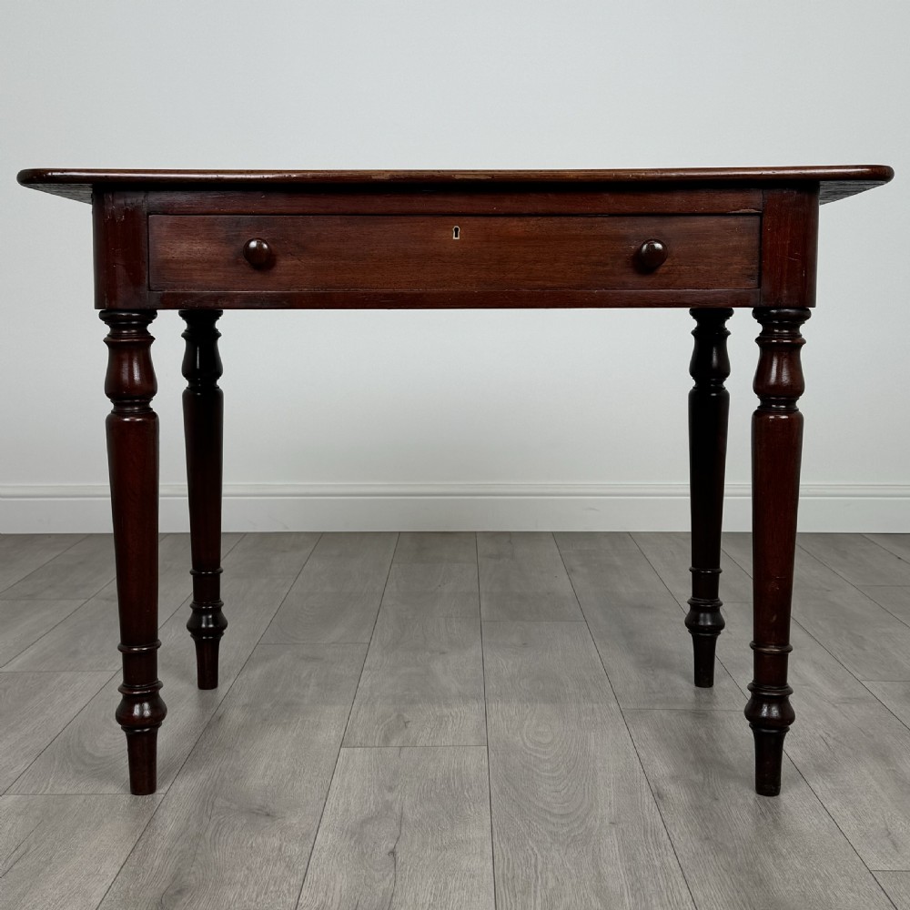 Antique 19th Century Writing Table In Mahogany