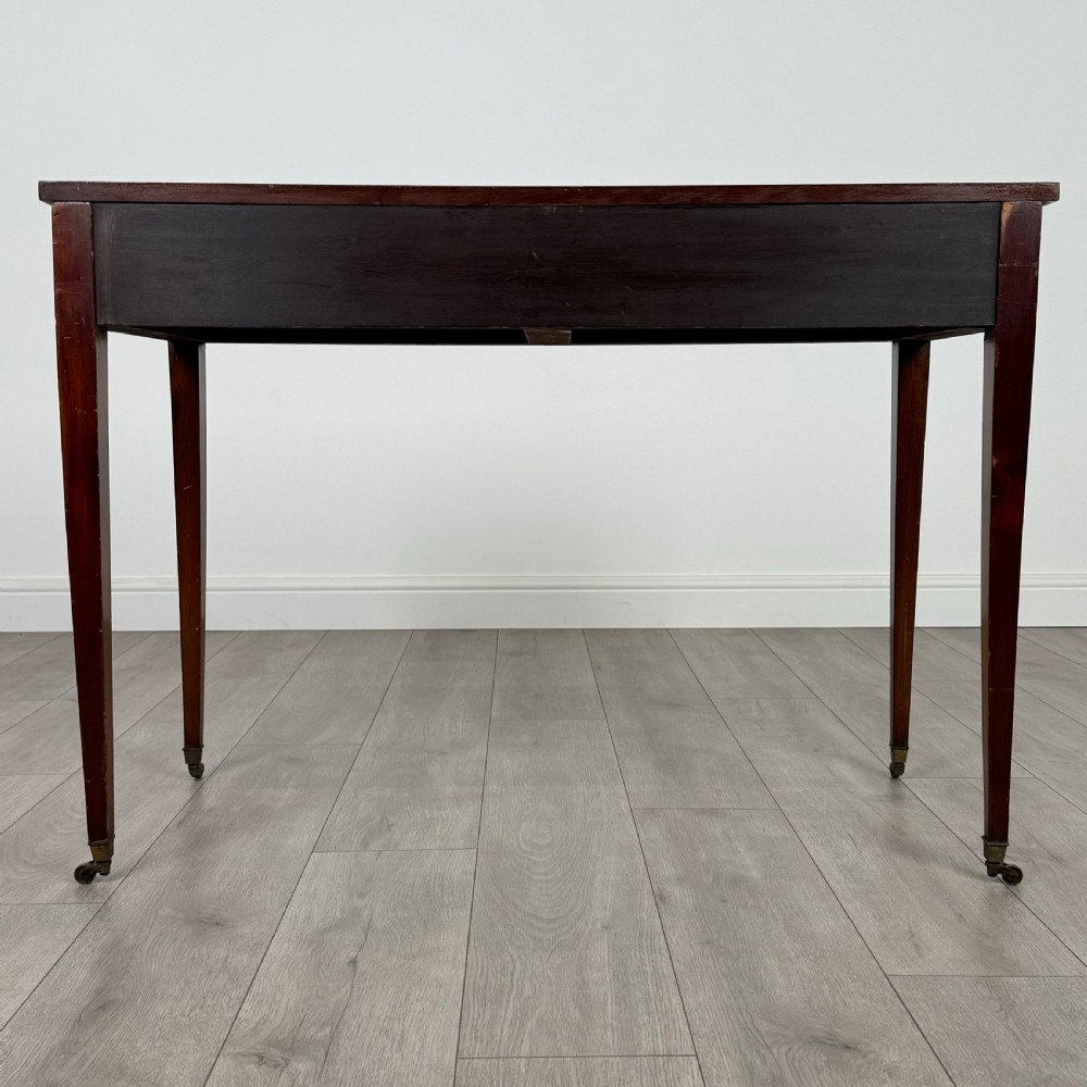  Antique 20th Century Writing Table In Mahogany  View V