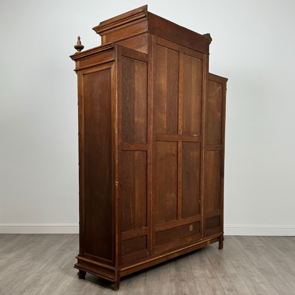 Antique 19th Century Fine Quality French Armoire In Walnut  View V