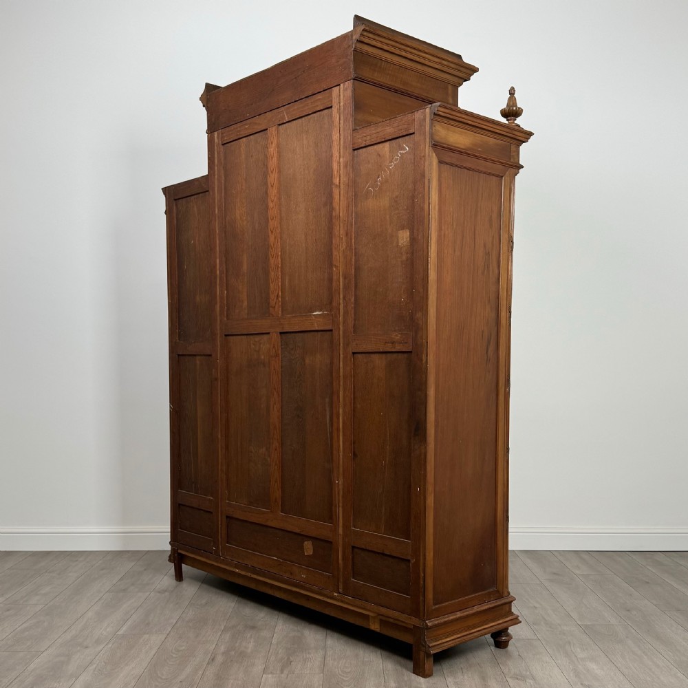Antique 19th Century Fine Quality French Armoire In Walnut  View VII