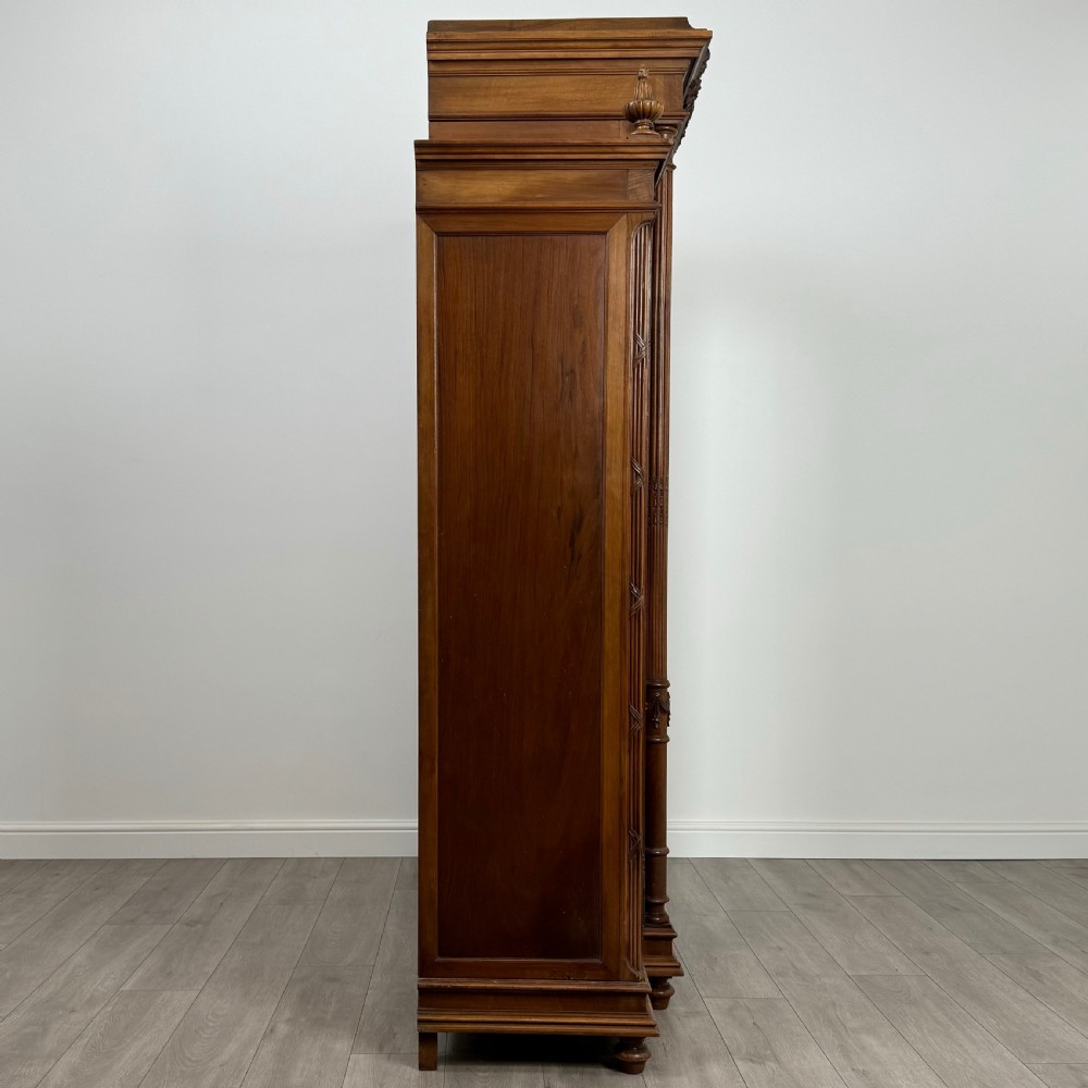 Antique 19th Century Fine Quality French Armoire In Walnut  View VIII