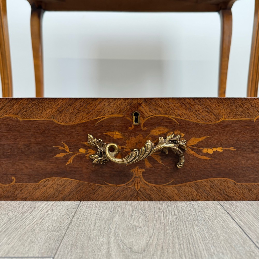 Antique 20th Century French Side Table In Kingwood View XI