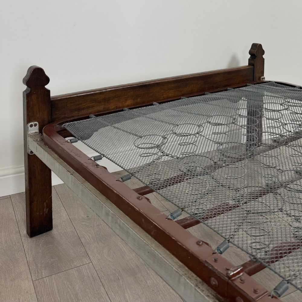  Antique 20th Century Good Quality Double Bed In Oak  View VIII
