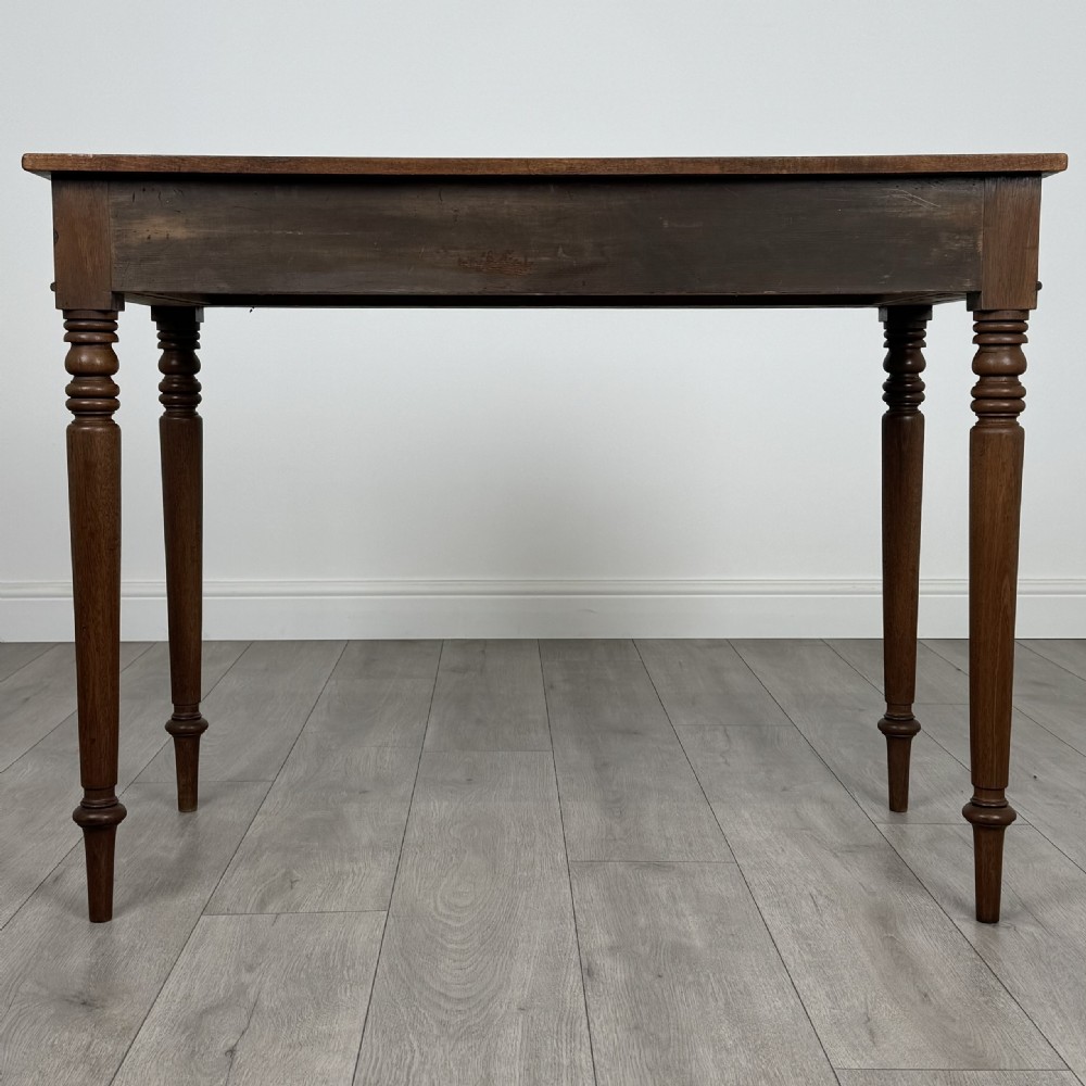 Antique 18th Century Good Quality Writing Table In Mahogany  View V