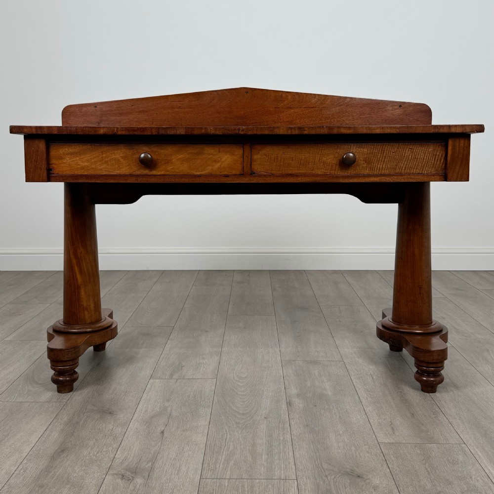 Antique 19th Century Writing Table In Mahogany 