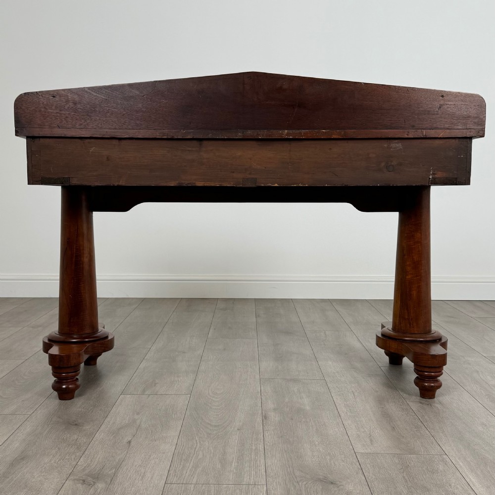 Antique 19th Century Writing Table In Mahogany  View V