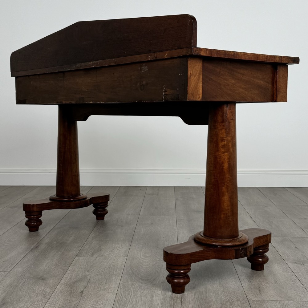 Antique 19th Century Writing Table In Mahogany  View VI