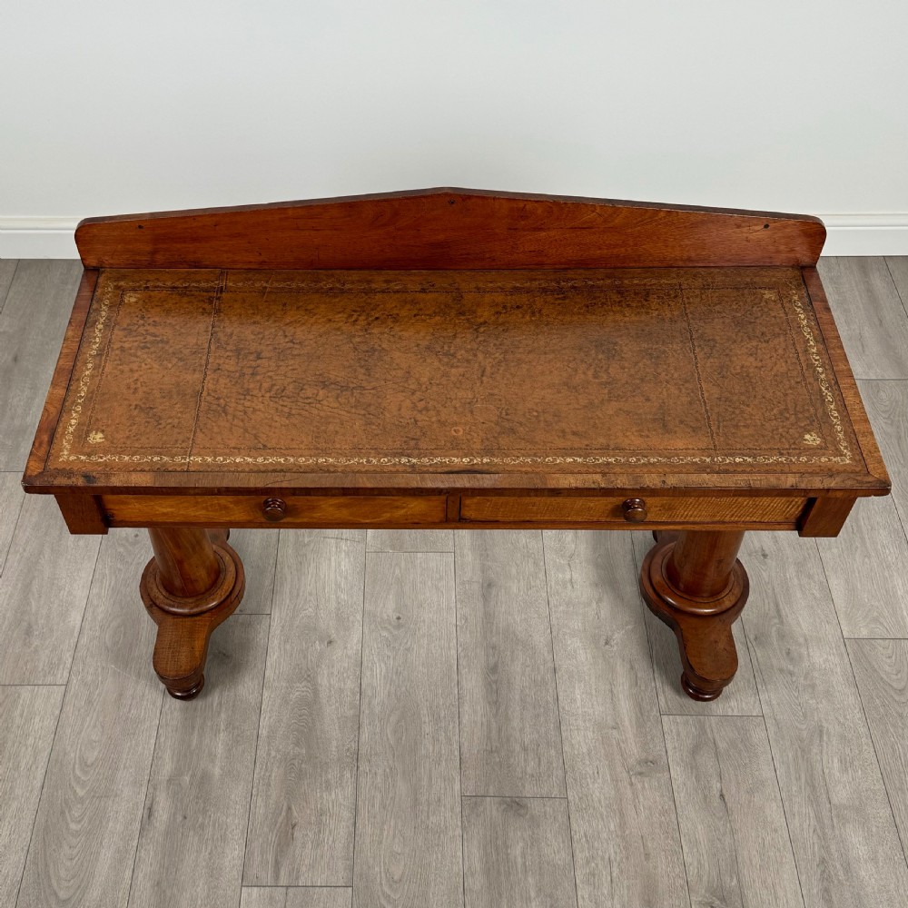 Antique 19th Century Writing Table In Mahogany  View IX