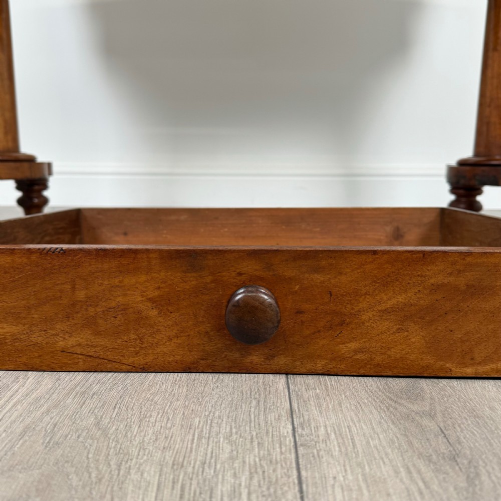 Antique 19th Century Writing Table In Mahogany  View XI