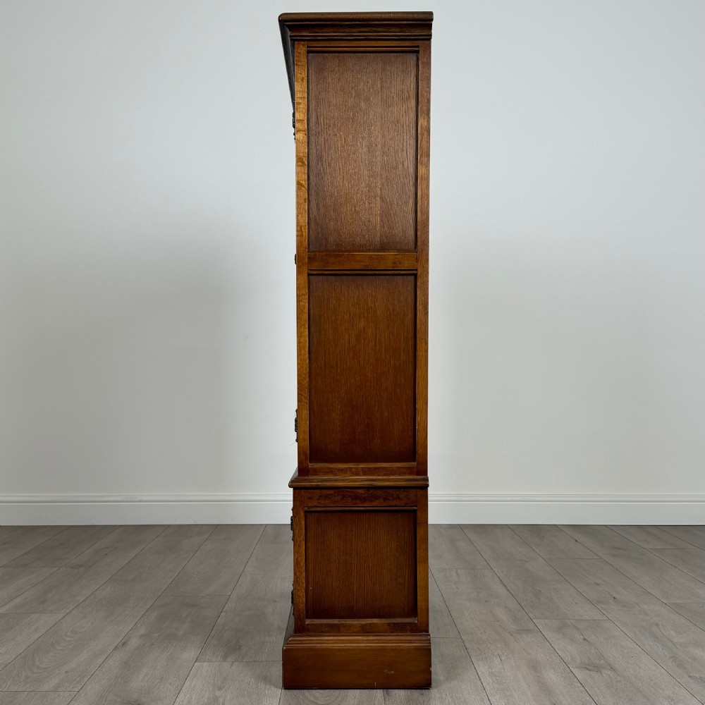 Antique 20th Century Old Charm Display Cabinet In Oak  View IV