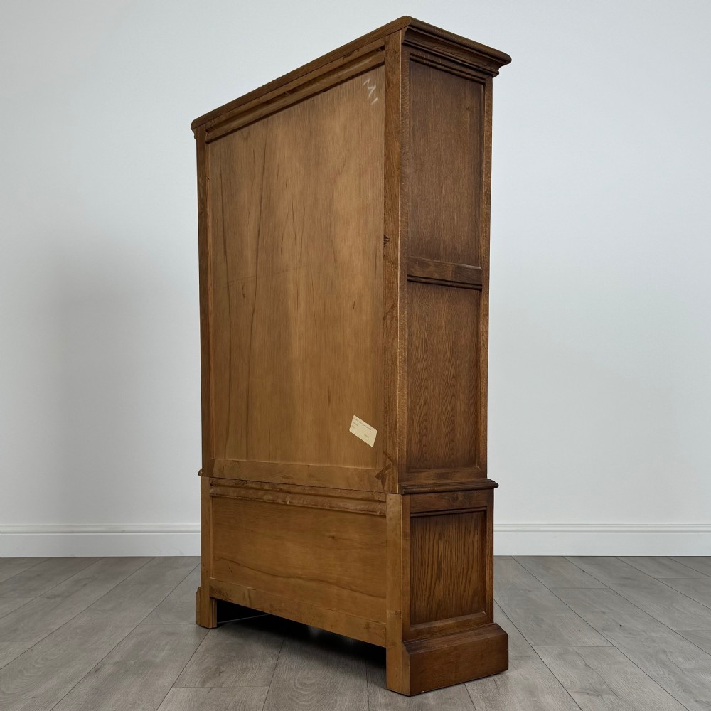 Antique 20th Century Old Charm Display Cabinet In Oak  View VII