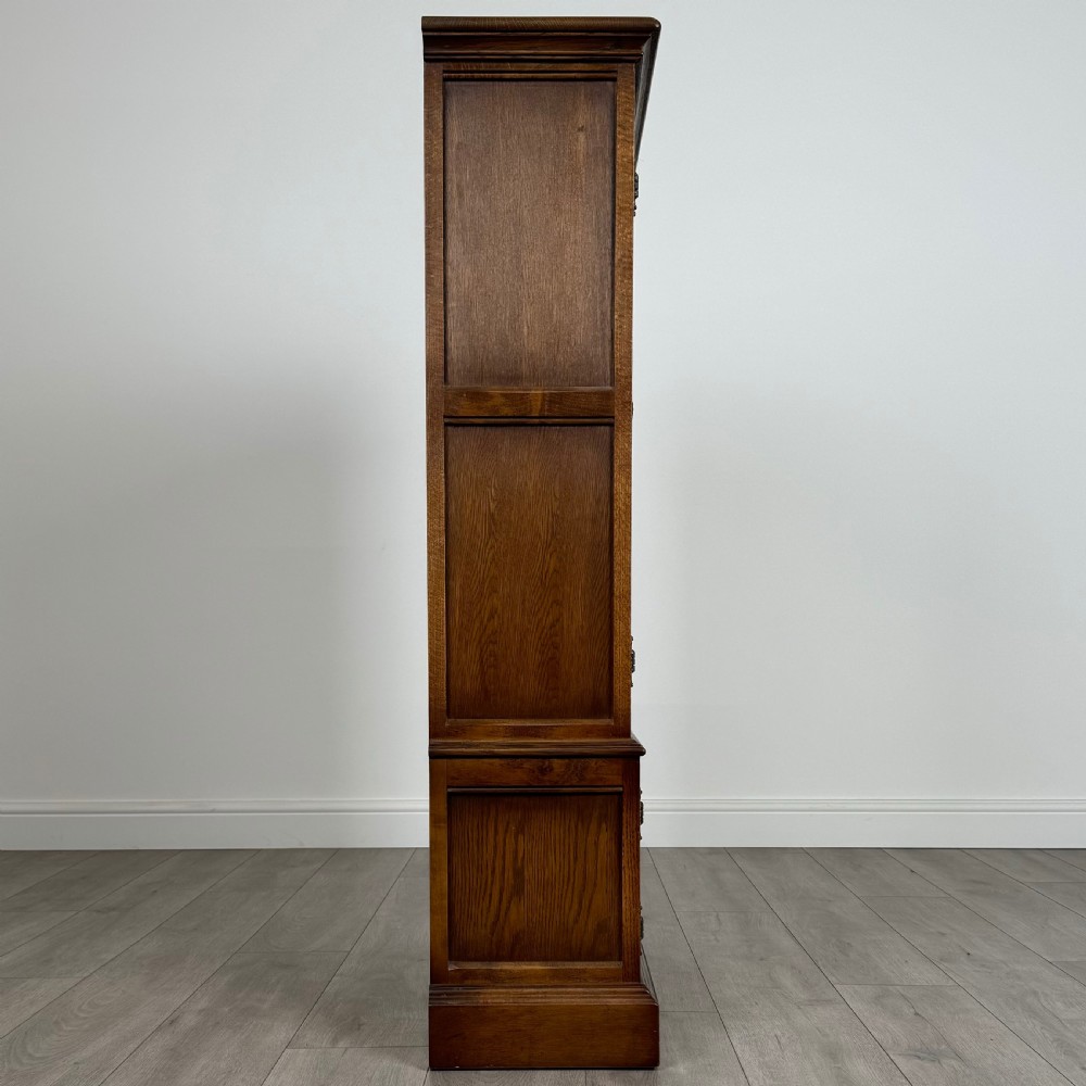 Antique 20th Century Old Charm Display Cabinet In Oak  View VIII