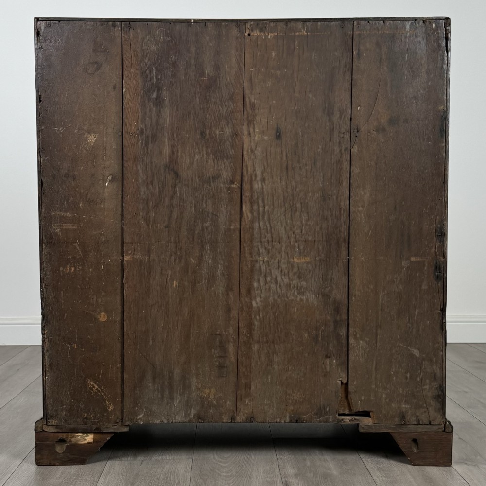  Antique 18th Century Fine Quality Bureau In Oak  View V