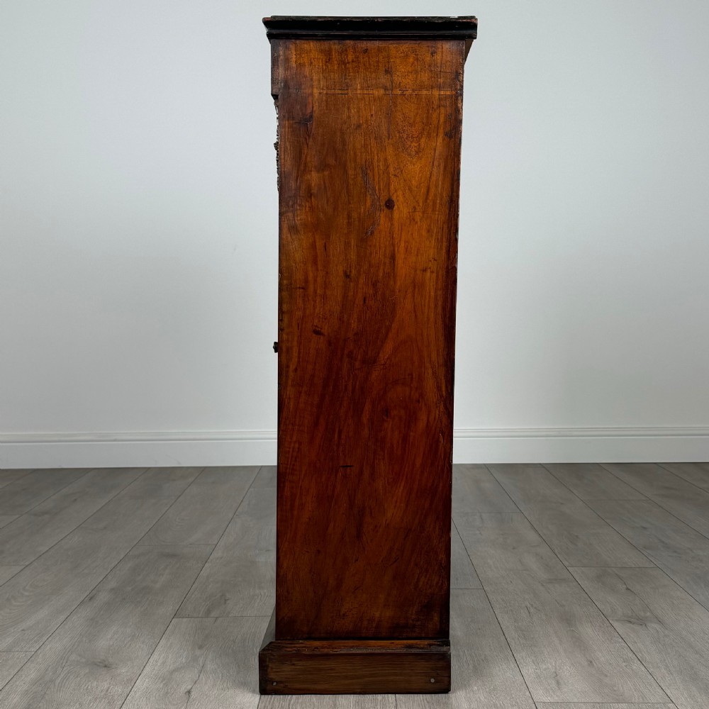 Antique 19th Century Inlaid Pier Cabinet In Walnut  View IV