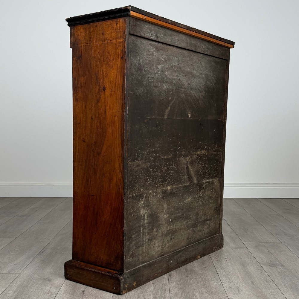 Antique 19th Century Inlaid Pier Cabinet In Walnut  View V