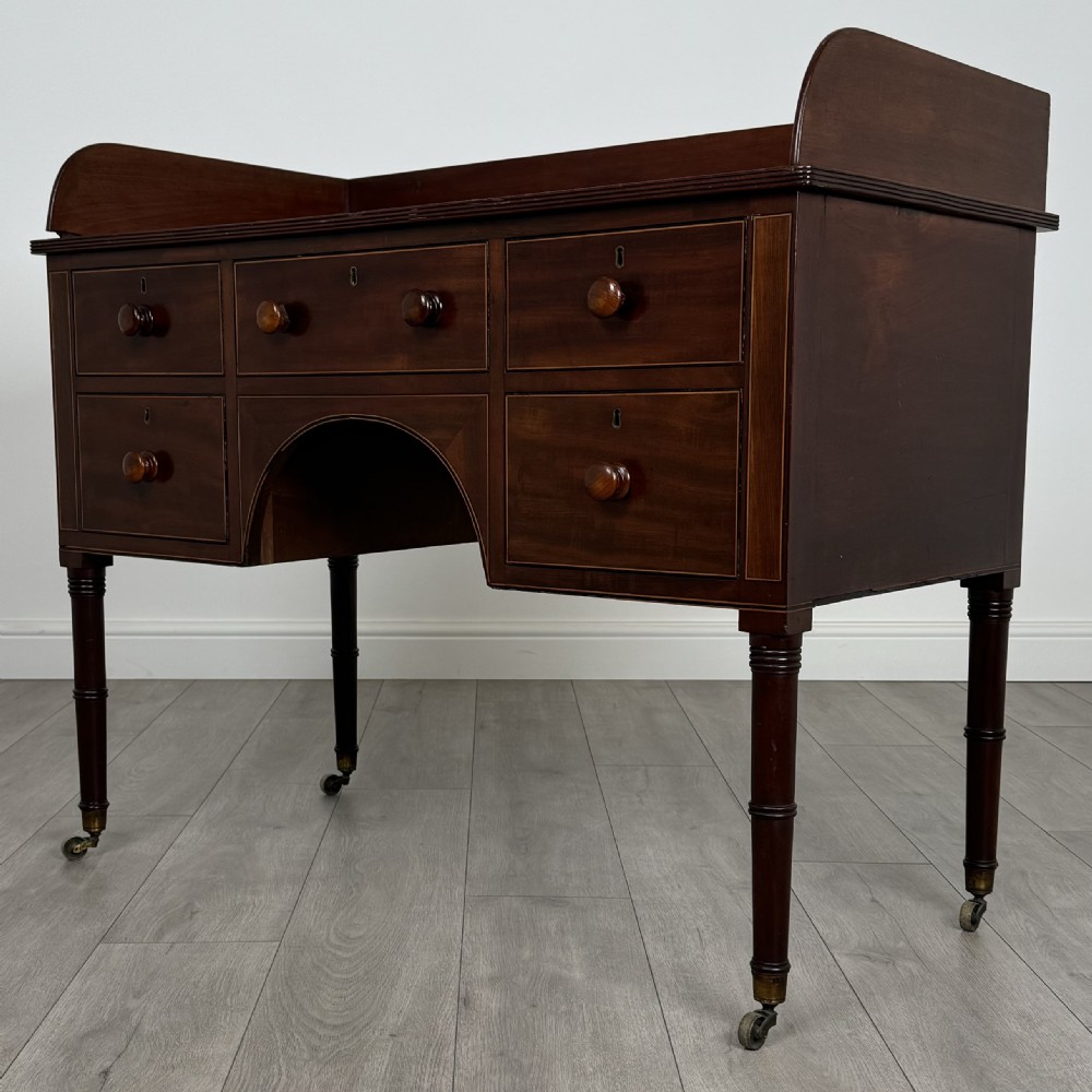 Antique 19th Century Writing Desk In Mahogany  View II
