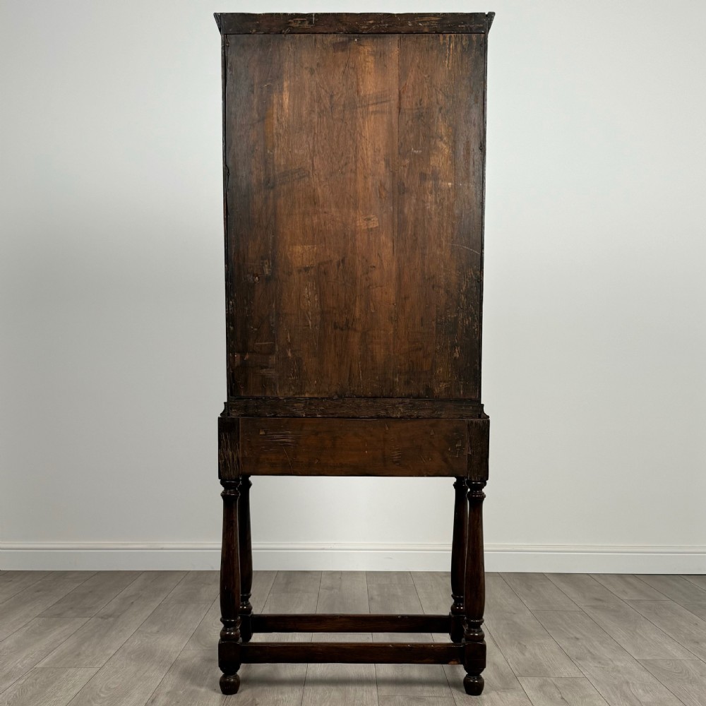 Antique 19th Century Fine Quality Oak Housekeepers Cupboard View VI