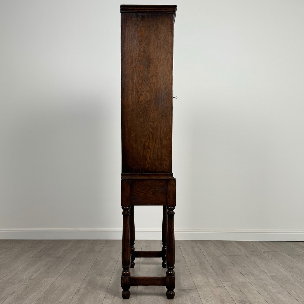  Antique 19th Century Fine Quality Oak Housekeepers Cupboard View VIII