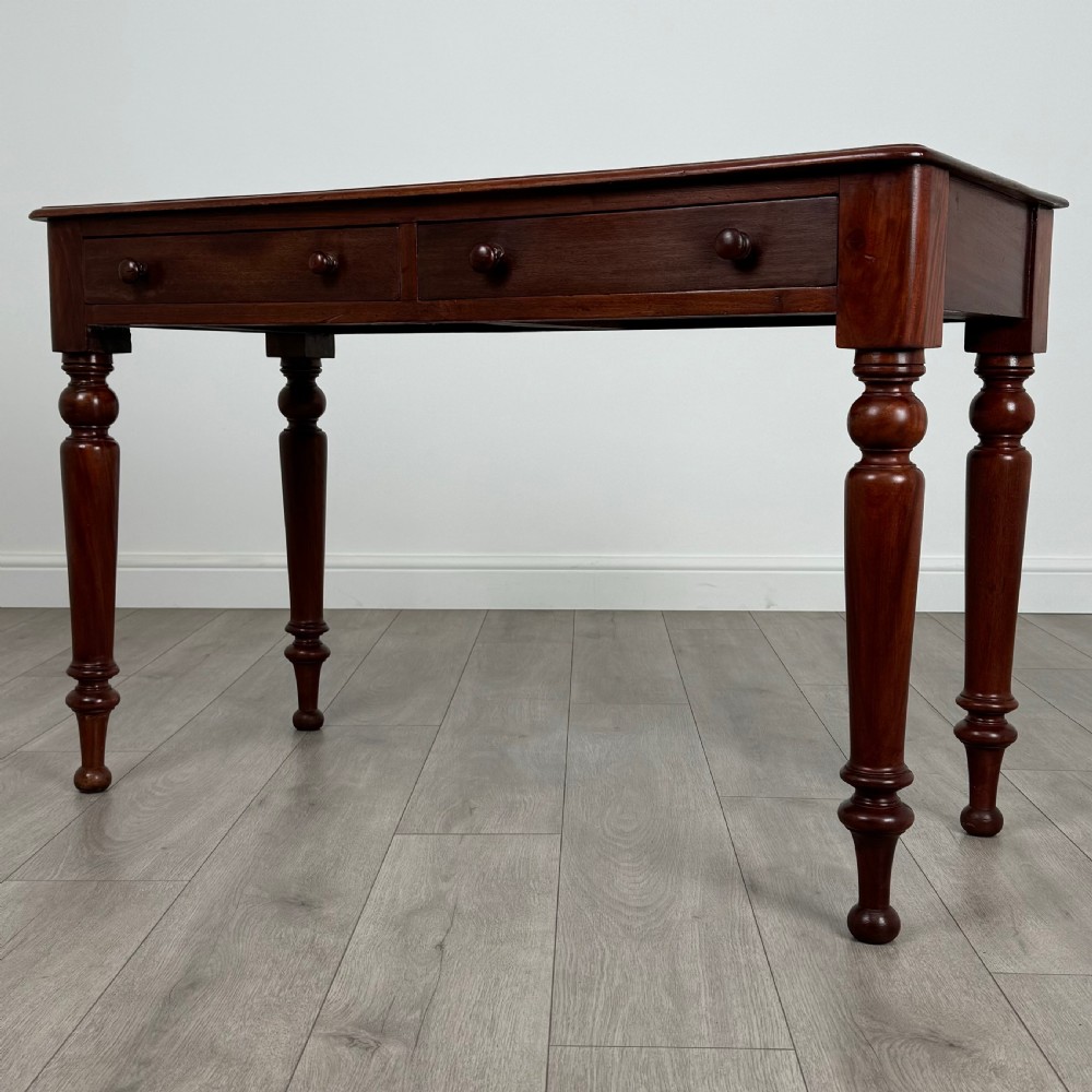  Antique 19th Century Writing Table In Mahogany View II