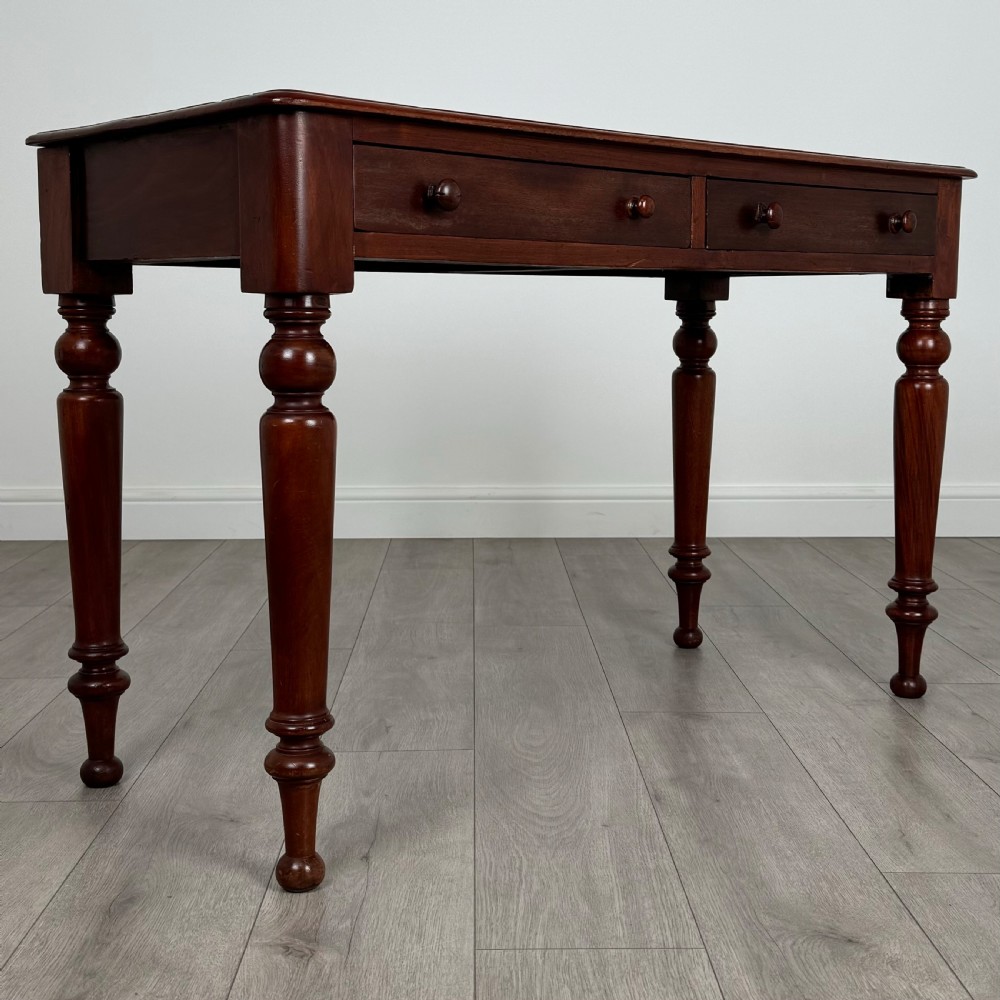  Antique 19th Century Writing Table In Mahogany View VIII