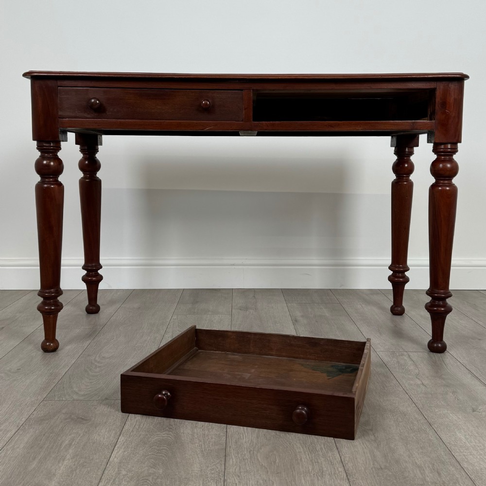  Antique 19th Century Writing Table In Mahogany View X