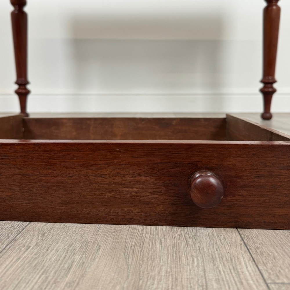  Antique 19th Century Writing Table In Mahogany View XII