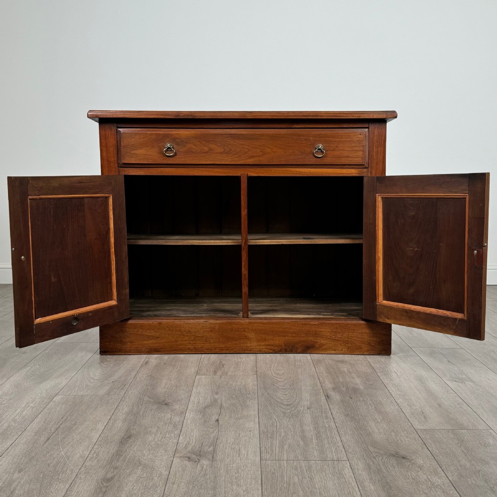 Antique 20th Century Cupboard In Cherrywood  View II