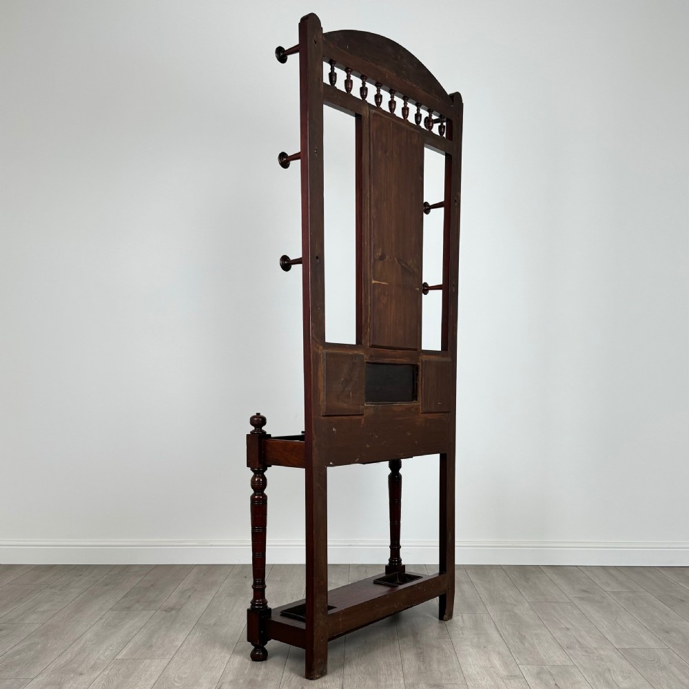 Antique 19th Century Great Quality Hall Stand In Mahogany  View IV