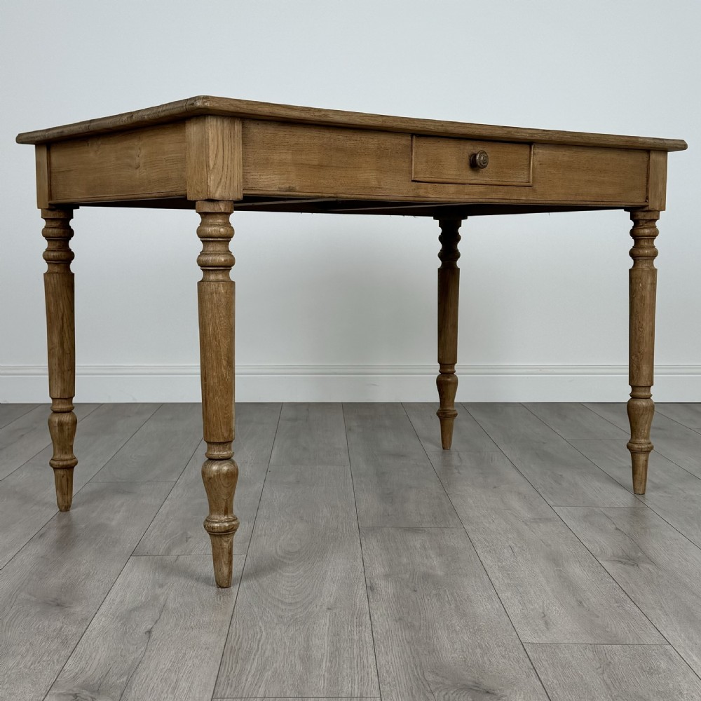 Antique 20th Century Ash Writing Table Of Good Quality View IX