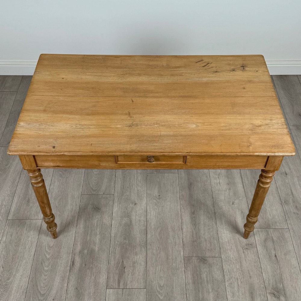 Antique 20th Century Ash Writing Table Of Good Quality View X