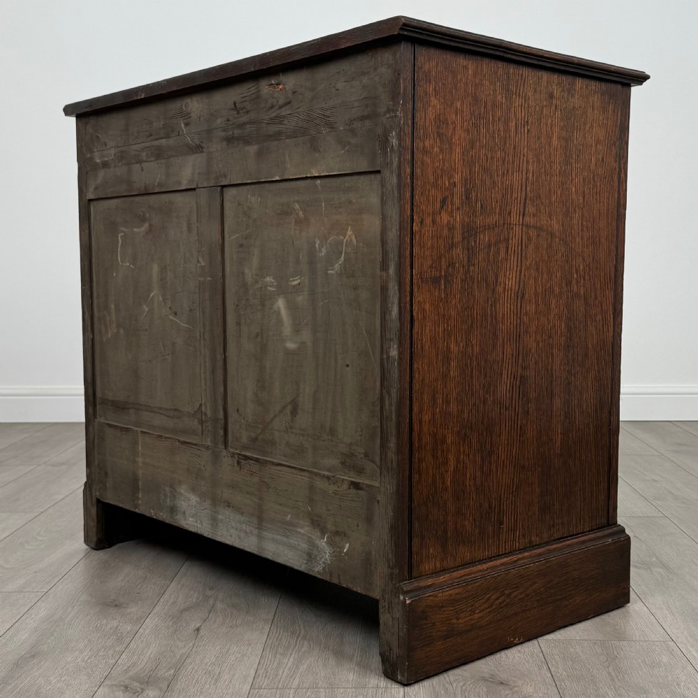 Antique 19th Century Good Quality Chest Of Drawers In Oak View VI