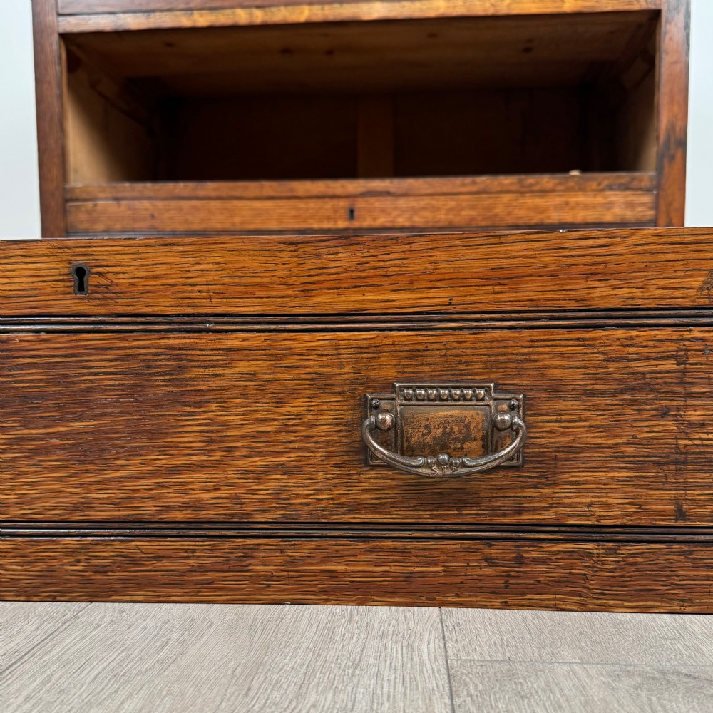 Antique 19th Century Good Quality Chest Of Drawers In Oak View XI
