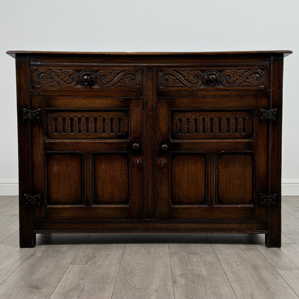 Antique 20th Century Good Quality Sideboard In Oak