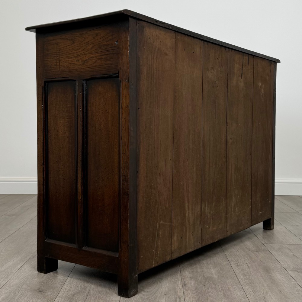Antique 20th Century Good Quality Sideboard In Oak View V