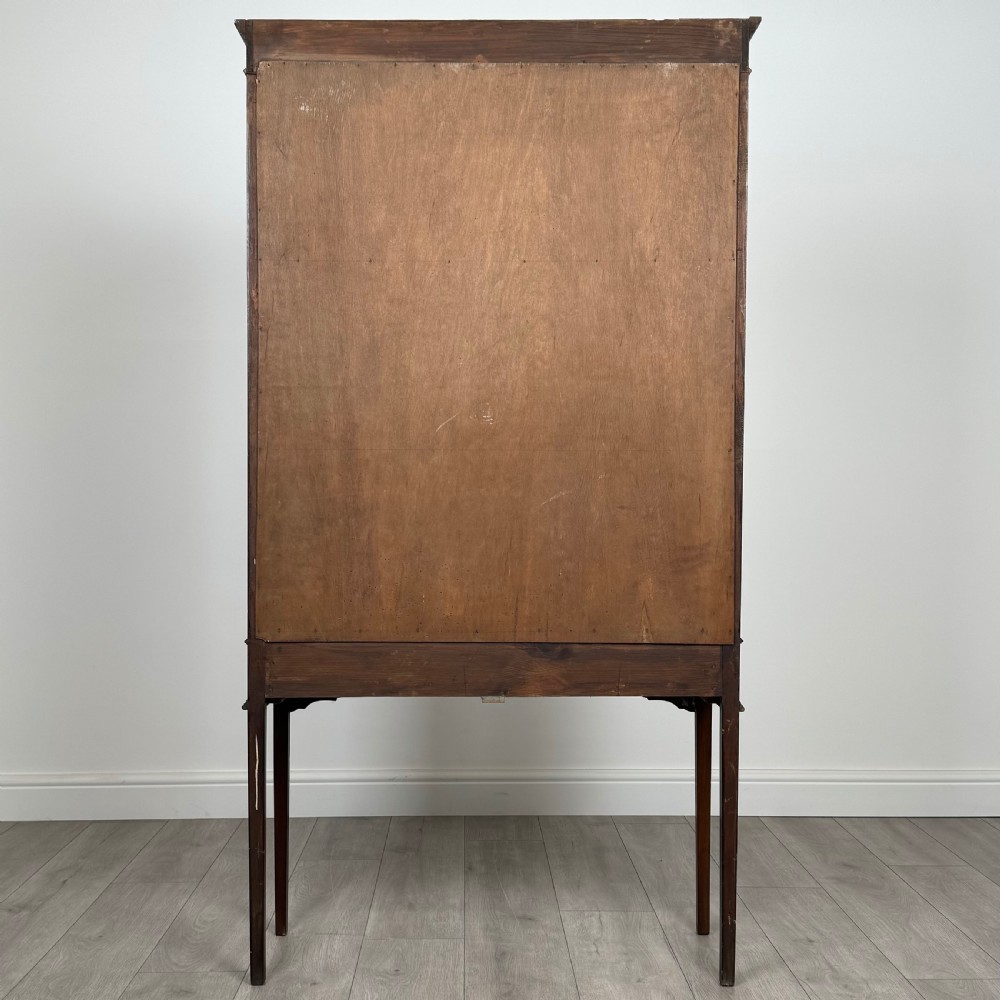  Antique 20th Century Good Quality Display Cabinet In Mahogany View VI
