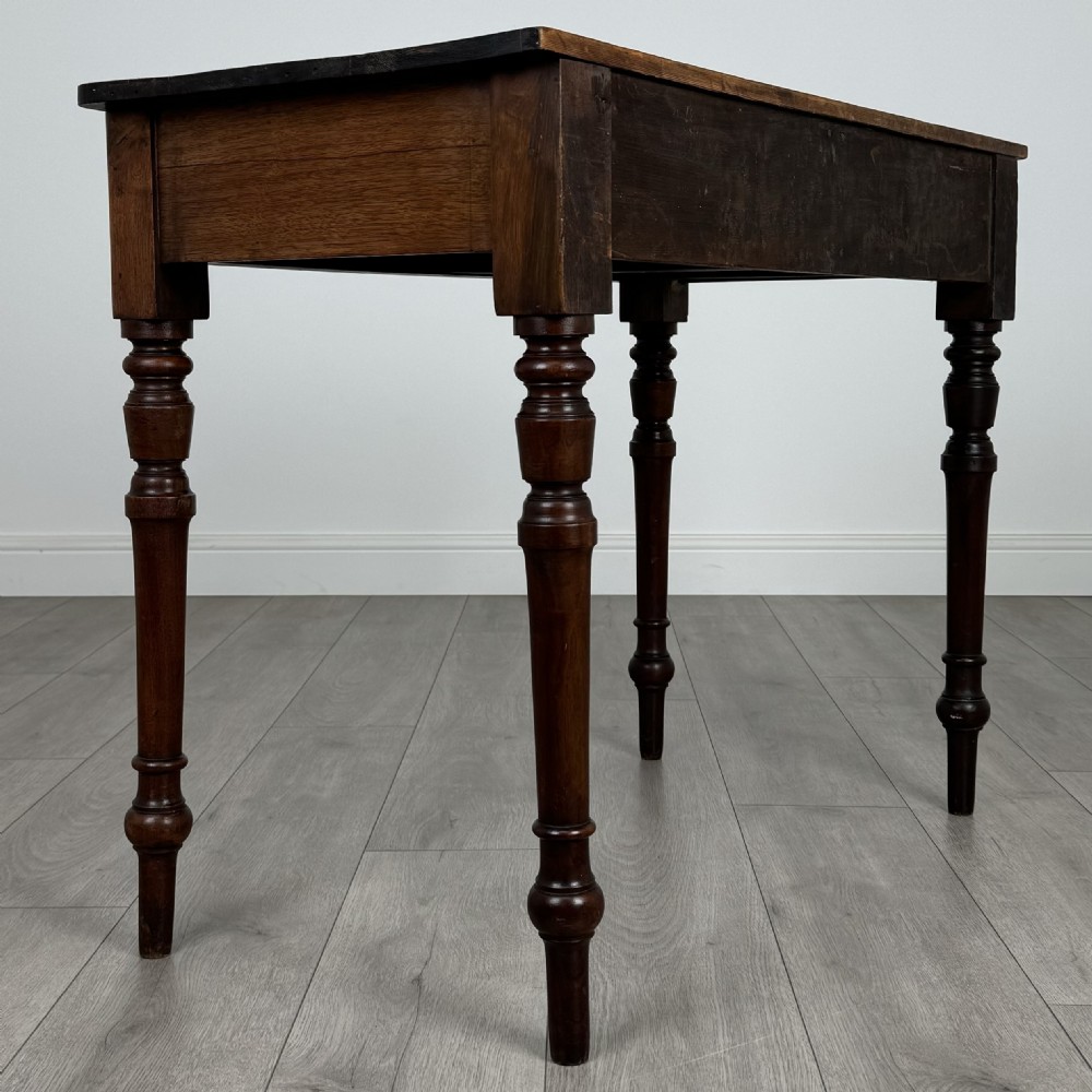 Antique 19th Century Writing Table In Oak  View IV
