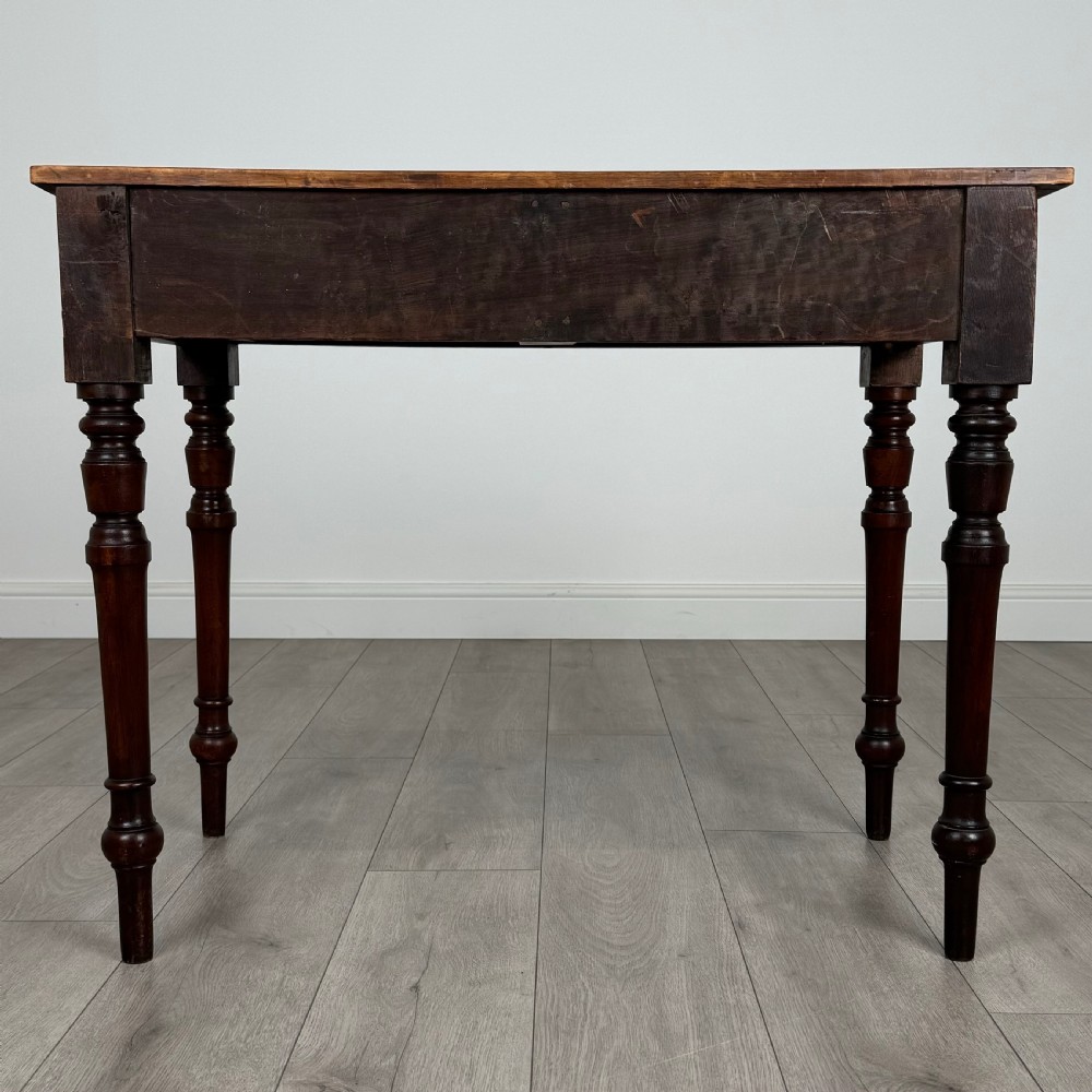 Antique 19th Century Writing Table In Oak  View V