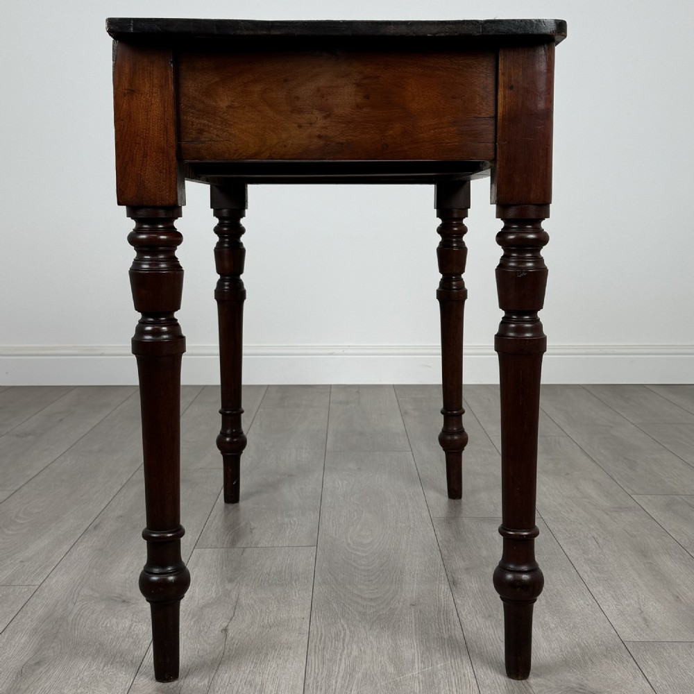 Antique 19th Century Writing Table In Oak  View VII