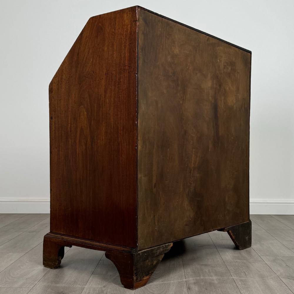 Antique 18th Century Finest Quality Bureau In Mahogany  View V