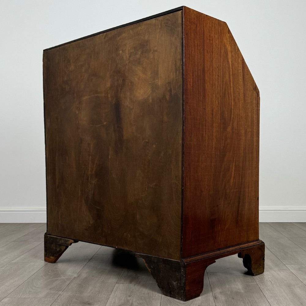 Antique 18th Century Finest Quality Bureau In Mahogany  View VII