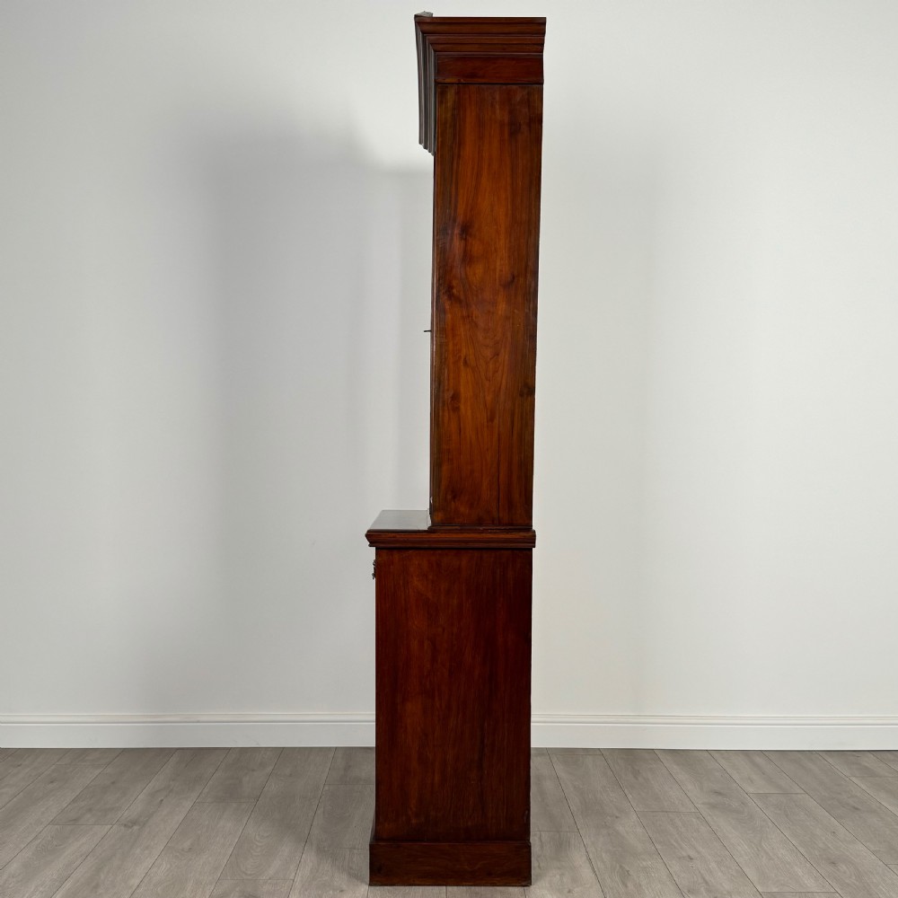 Antique 20th Century Bookcase On Cupboard In Walnut  View V
