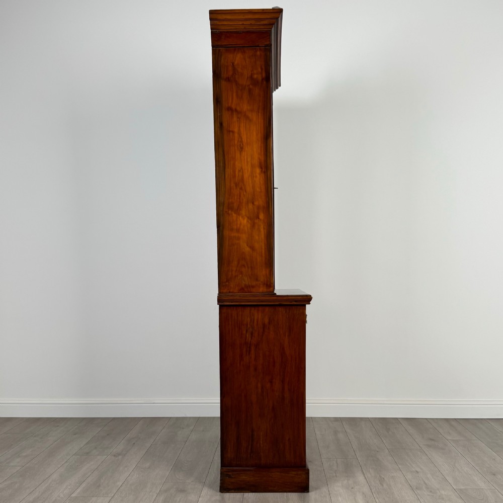 Antique 20th Century Bookcase On Cupboard In Walnut  View IX