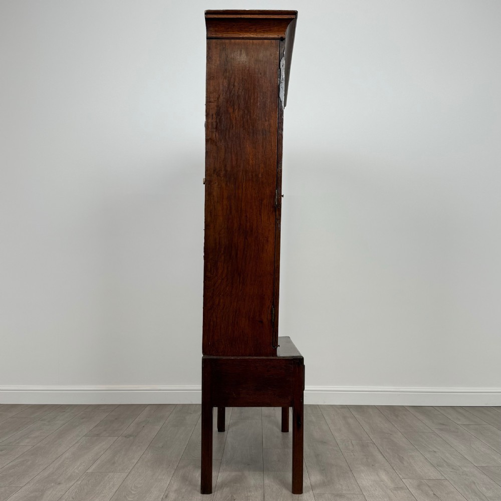 Antique 18th Century Fine Quality Cupboard On Stand In Oak  View VIII