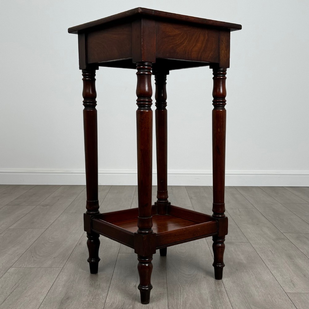 Antique 19th Century Good Quality Side Table In Mahogany  View X