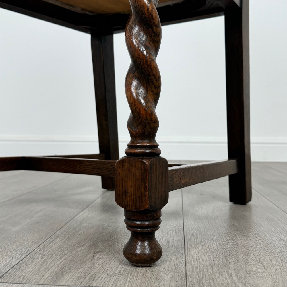  Antique 19th Century Set Of 4 Barley Twist Dining Chairs  View VIII