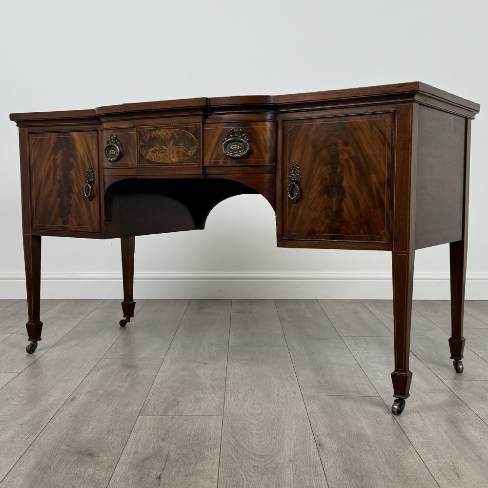 Antique 20th Century Fine Quality Desk In Mahogany  View III