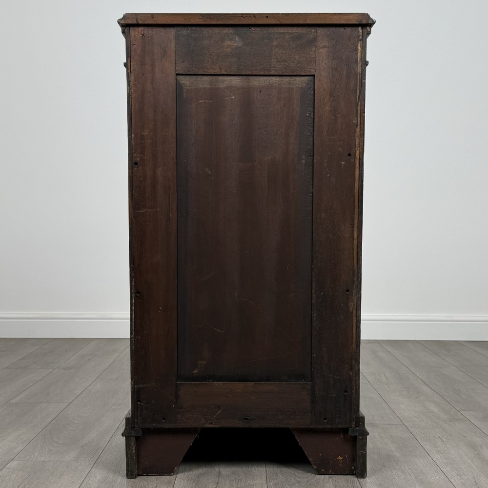 Antique 18th Century Small Open Bookcase In Mahogany  View V