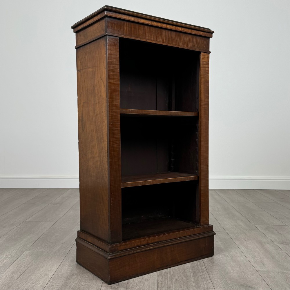 Antique 18th Century Small Open Bookcase In Mahogany  View VIII