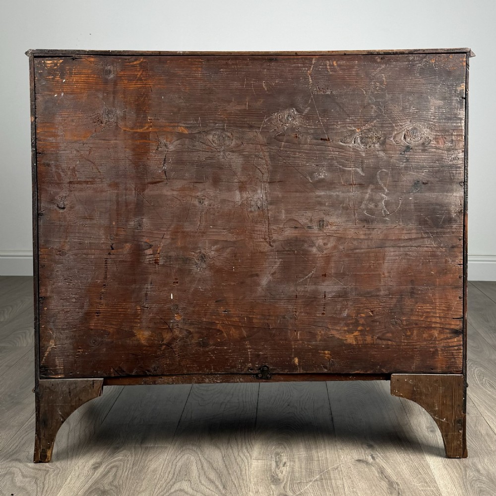  Antique 18th Century Chest Of Drawers In Mahogany  View V